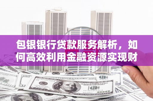 阳江包银银行贷款服务解析，如何高效利用金融资源实现财富增长