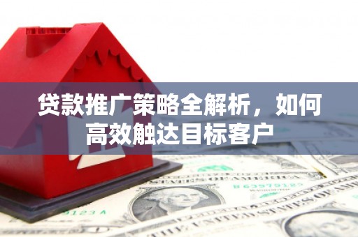 阳江贷款推广策略全解析，如何高效触达目标客户