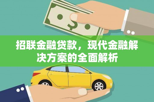 阳江招联金融贷款，现代金融解决方案的全面解析