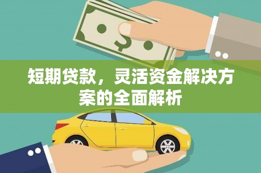 阳江短期贷款，灵活资金解决方案的全面解析