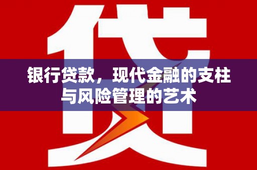阳江银行贷款，现代金融的支柱与风险管理的艺术