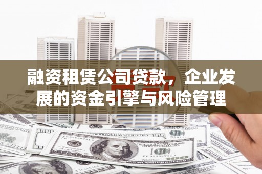 阳江融资租赁公司贷款，企业发展的资金引擎与风险管理
