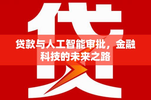 阳江贷款与人工智能审批，金融科技的未来之路