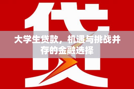 阳江大学生贷款，机遇与挑战并存的金融选择
