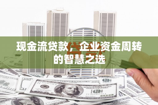 阳江现金流贷款，企业资金周转的智慧之选