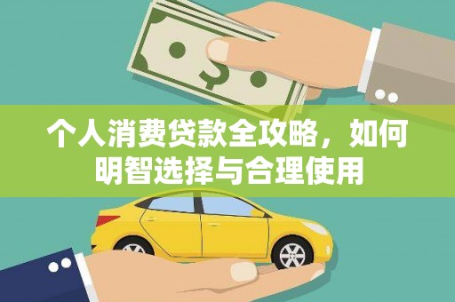 阳江个人消费贷款全攻略，如何明智选择与合理使用